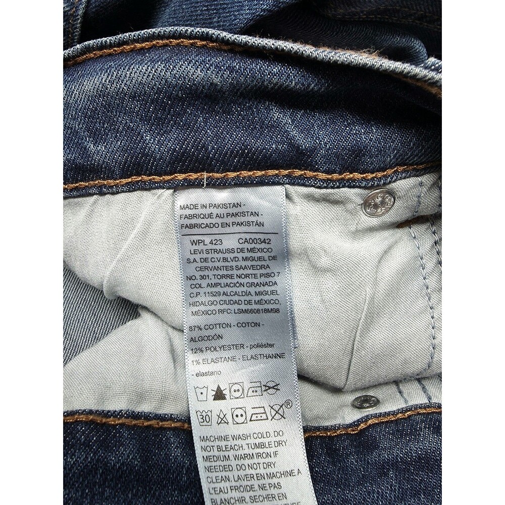 Levi Strauss Signature Vintage Inspired Tie Belted Wide Leg Jeans Women's 8/29 - Picture 10 of 15